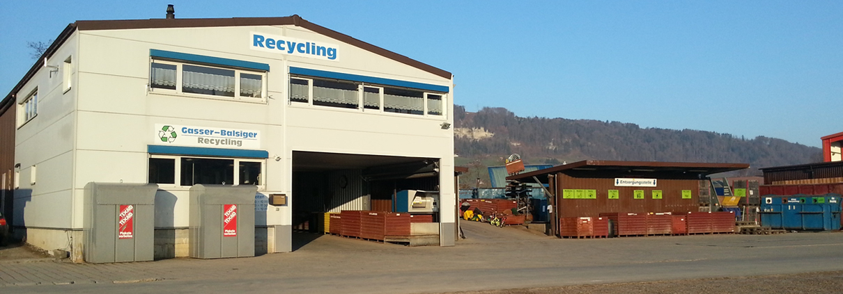 Gasser Recycling – Gasser- Balsiger AG – Recycling von Metallen